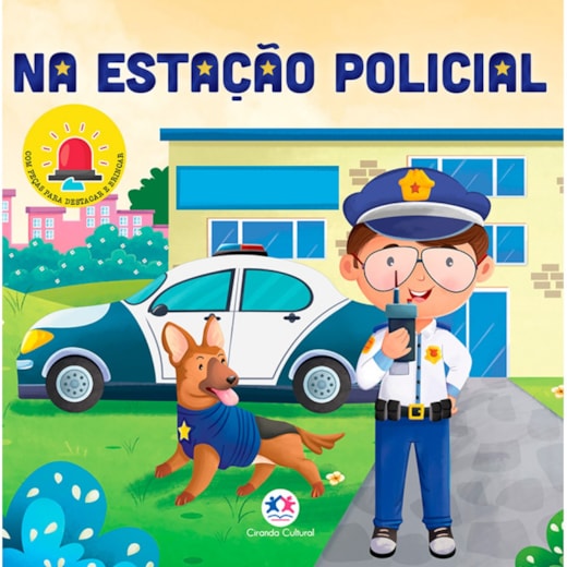 Livro Cartonado Na estação policial