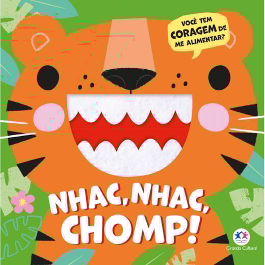 Livro Cartonado Never feed a tiger!