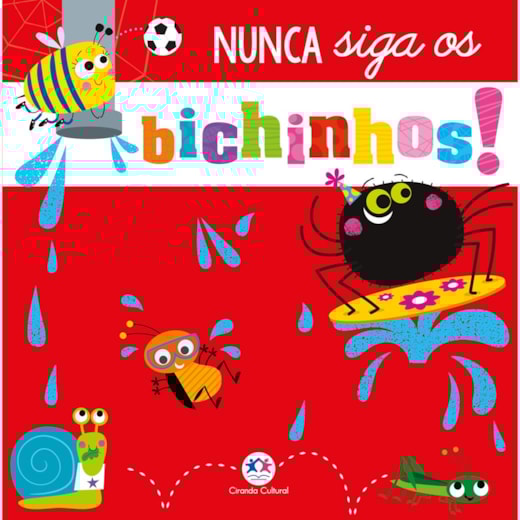 Livro Cartonado Never follow a spider!