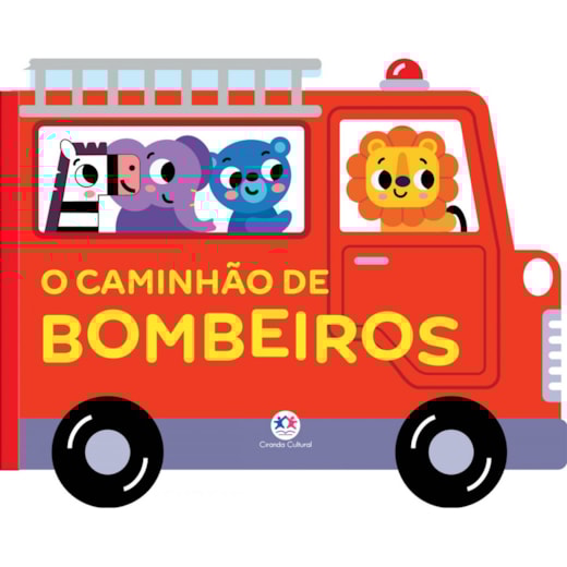 Livro Cartonado O caminhão de bombeiros - Veículos Divertidos