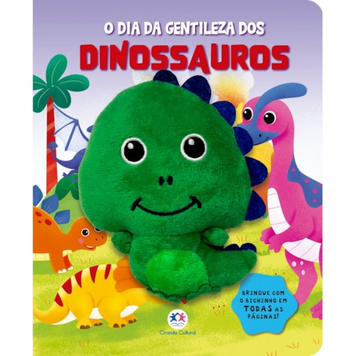 Livro Cartonado O dia da gentileza dos dinossauros