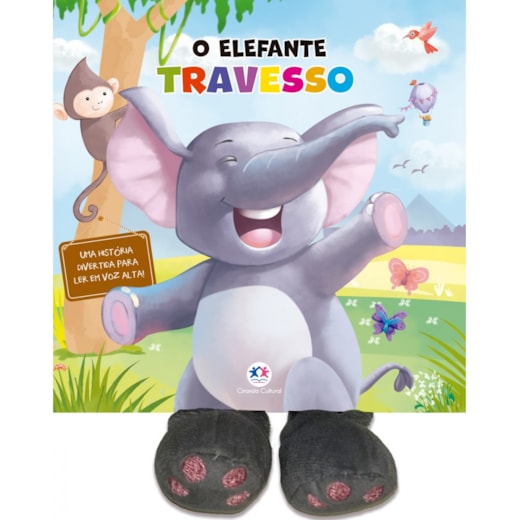 Livro Cartonado O Elefante Travesso