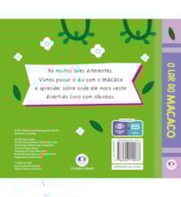 Livro Cartonado O lar do macaco