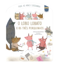 Livro Cartonado O lobo Lobato e os três porquinhos