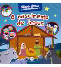 Livro Cartonado O Nascimento de Jesus - com abas desdobrável