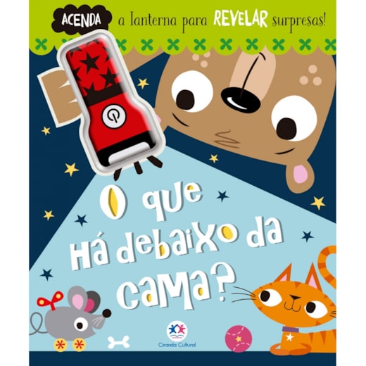 Livro Cartonado O que há debaixo da cama?