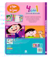 Livro Cartonado O Show da Luna - 4 em 1 - Livro de diversão