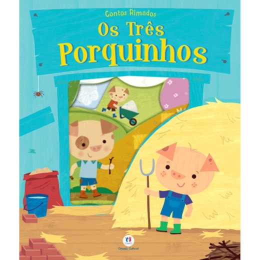 Livro Cartonado Os Três Porquinhos