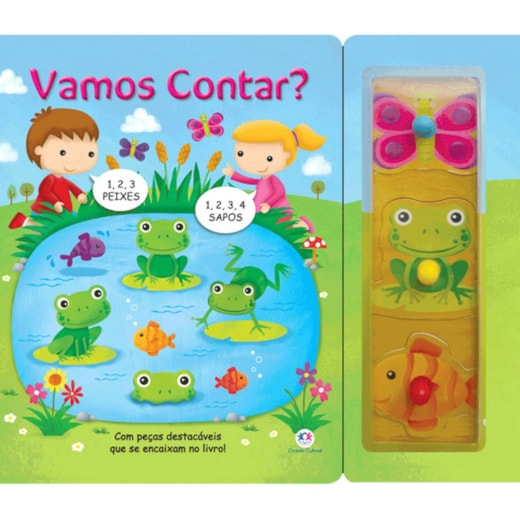 Livro Cartonado Peg puzzle - how many
