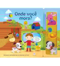 Livro Cartonado Peg puzzle - who lives where?