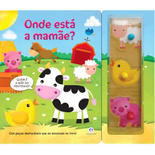 Livro Cartonado Peg puzzle - who's my mummy?