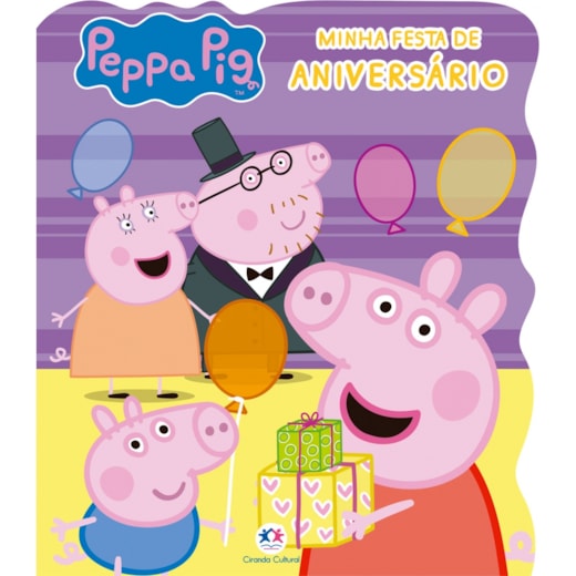 Livro Cartonado Peppa Pig - Minha festa de aniversário