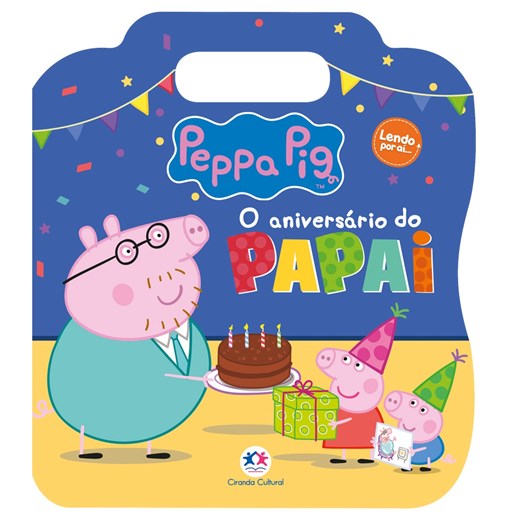 Livro Cartonado Peppa Pig - O aniversário do Papai