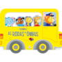 Livro Cartonado Roll Along with weels on the bus