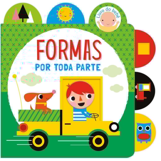 Livro Cartonado Shapes all around - Baby loves large