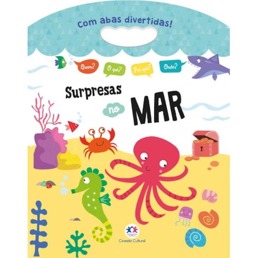 Livro Cartonado Surpresas no mar