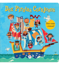 Livro Cartonado Ten jolly pirates