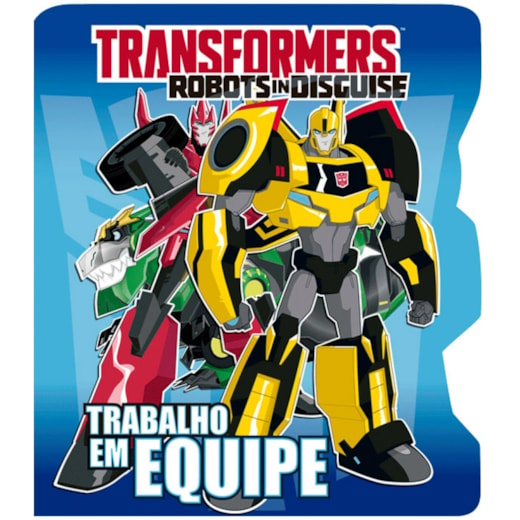 Livro Cartonado Transformers - Trabalho em equipe