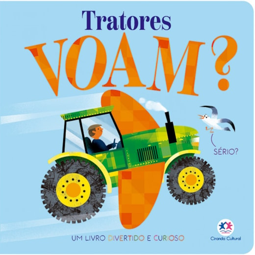 Livro Cartonado Tratores voam?