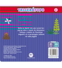 Livro Cartonado Tricerátopo - Mundo pop-up dos dinossauros