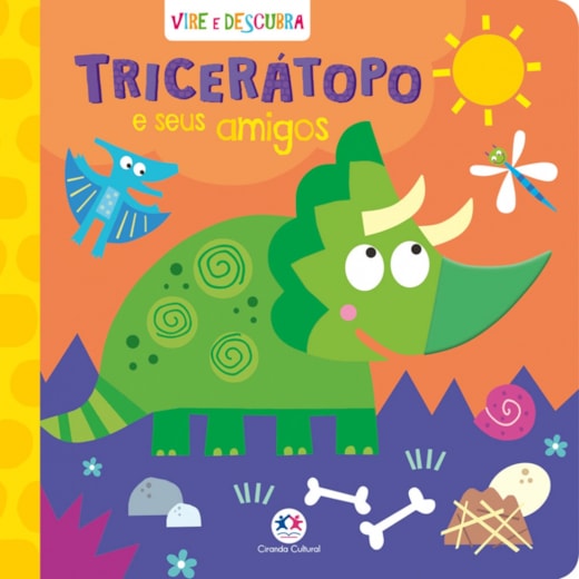 Livro Cartonado Triceratops and friends