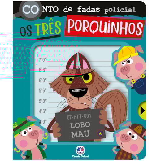 Livro Cartonado True Crime Fairy Tales: Three Little Pigs