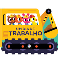 Livro Cartonado Um dia de trabalho - Veículos divertidos