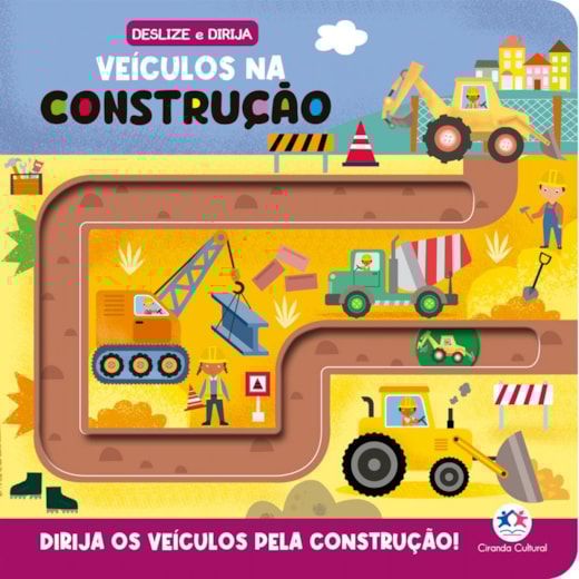 Livro Cartonado Veículos na construção