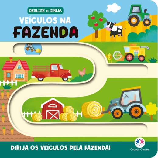 Livro Cartonado Veículos na fazenda