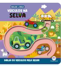 Livro Cartonado Veículos na selva