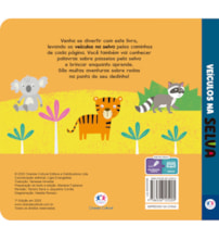 Livro Cartonado Veículos na selva