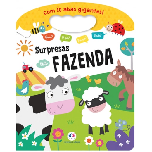 Livro Cartonado Who? What? Where? On the farm