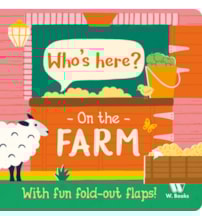 Livro Cartonado Who's here? In the farm