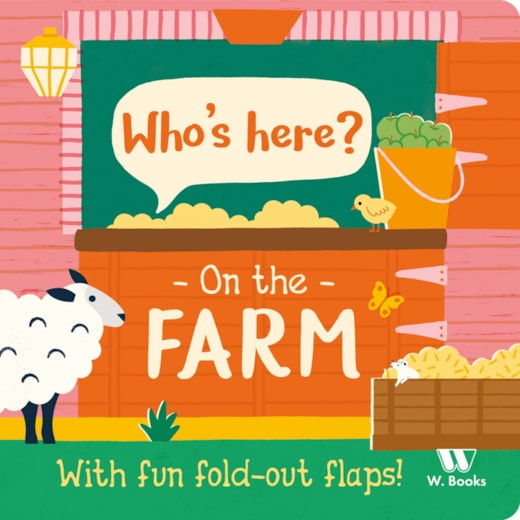 Livro Cartonado Who's here? In the farm
