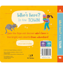Livro Cartonado Who's here? In the town