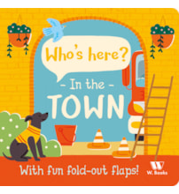 Livro Cartonado Who's here? In the town