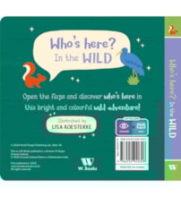 Livro Cartonado Who's here? In the wild