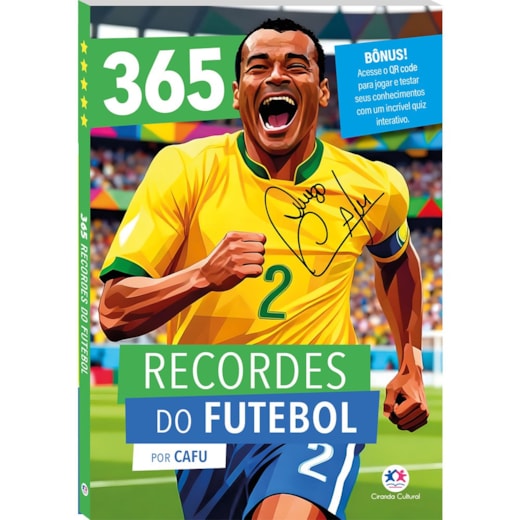 Livro Ciranda Jovem 365 recordes do futebol