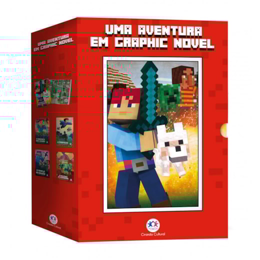 Livro Ciranda Jovem Box - Minecraft: uma aventura em graphic novel