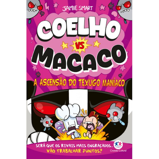 Livro Ciranda Jovem Coelho vs Macaco - A ascensão do texugo maníaco (livro 5)