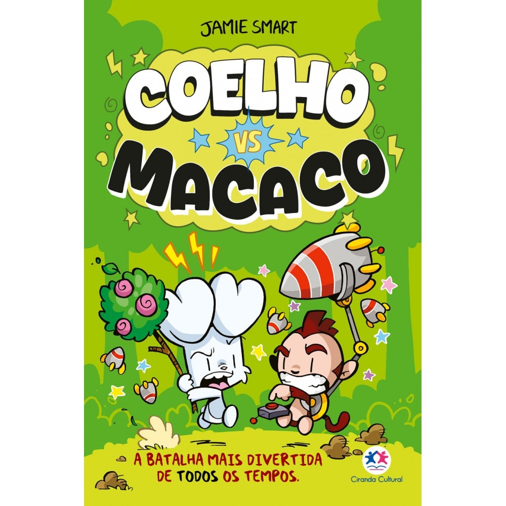 Livro Ciranda Jovem Coelho vs Macaco Coelho vs Macaco a batalha