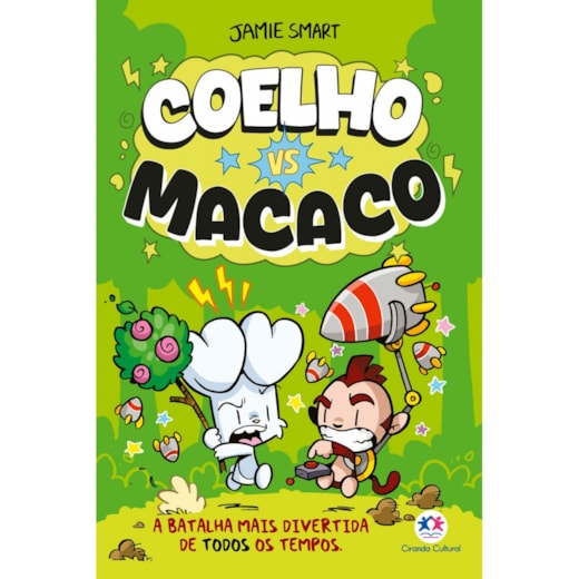 Livro Ciranda Jovem Coelho vs Macaco Coelho vs Macaco a batalha mais divertida de todos os tempos - Livro 1