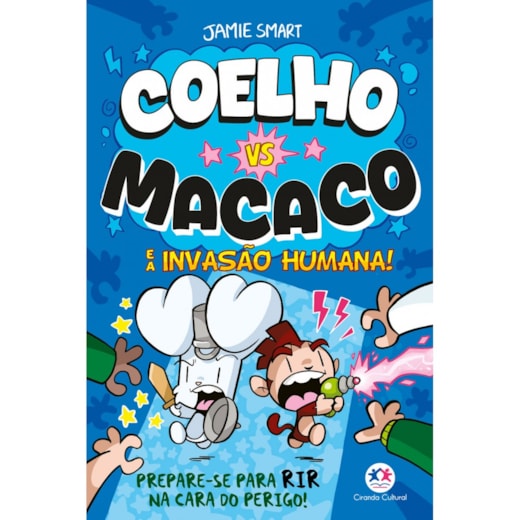 Livro Ciranda Jovem Coelho vs Macaco e a invasão humana!  (livro 2)