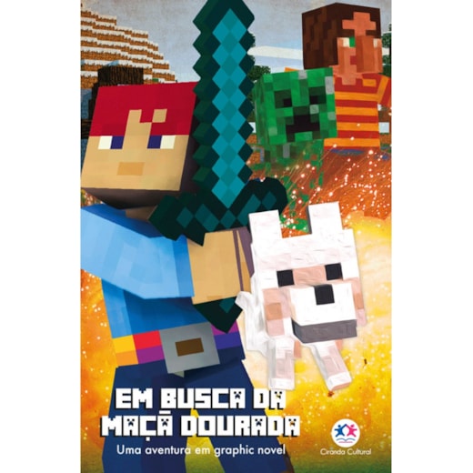 Livro Ciranda Jovem Minecraft - Em busca da maça dourada - livro 1