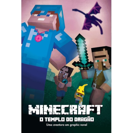 Livro Ciranda Jovem Minecraft o Templo do Dragão - Livro 4
