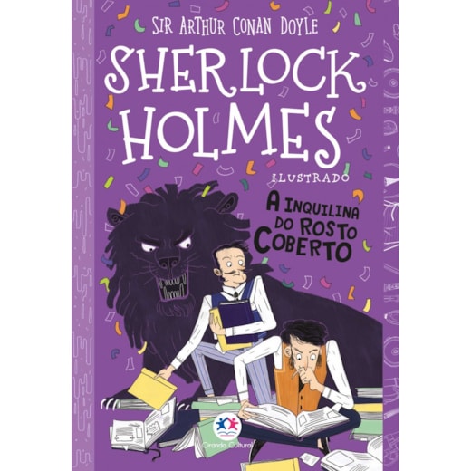Livro Ciranda Jovem Sherlock Holmes ilustrado - A inquilina do rosto coberto