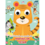 Livro Colorir com olhinhos Colorindo no mundo dos animais da selva