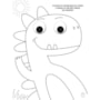 Livro Colorir com olhinhos Colorindo no mundo dos dinossauros