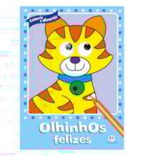 Livro Colorir com olhinhos Olhinhos felizes