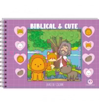 Livro Comfy & cozy books Biblical and Cute Violet - Para Colorir